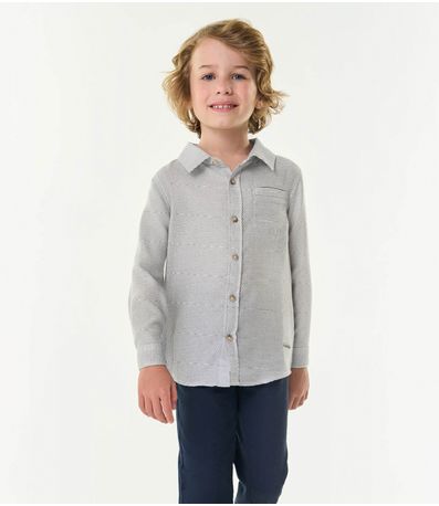 Camisa Infantil Manga Longa Trick Nick Azul
