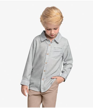 Camisa Infantil Manga Longa Trick Nick Azul