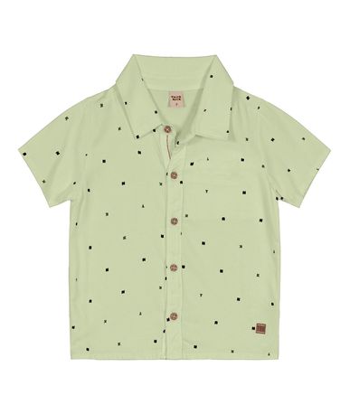 Camisa Infantil Masculina Gola Dupla Trick Nick Verde