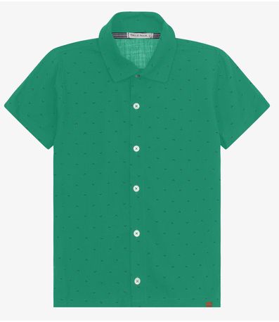 Camisa Infantil Masculina Trick Nick Verde