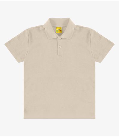 Polo Infantil Masculino Malhão Fruit Rovi Kids Bege