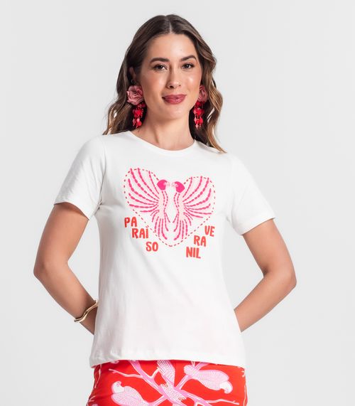 Blusa Manga Curta Feminina Rovitex Bege