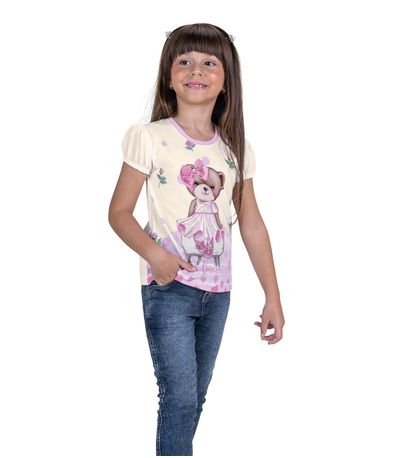 Conjunto Infantil Blusa Com Calça Trick Nick Bege