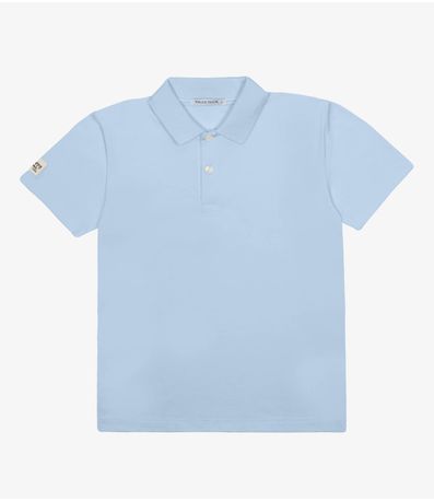 Polo Infantil Cotton Leve Rovi Kids Azul