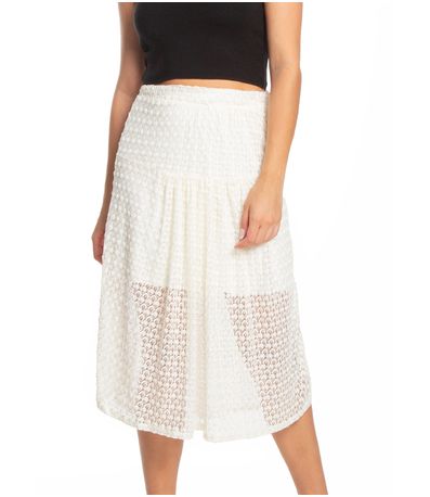 Saia Feminina Endless Bege