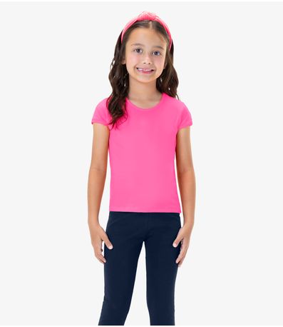 Calça Legging Infantil Feminina Rovi Kids Azul