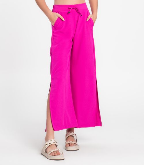 Calça Juvenil Feminina Em Crepe Light Minty Rosa