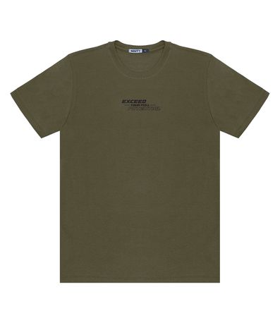 Camiseta Juvenil Masculina Minty Verde