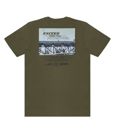 Camiseta Juvenil Masculina Minty Verde