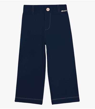 Calça Pantacourt Infantil Trick Nick Azul