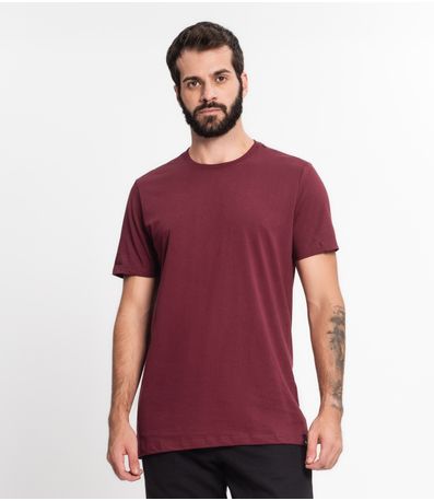 Camiseta Meia Malha Masculino Kohmar Vermelho