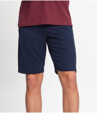 Bermuda Moletom Masculina Kohmar Azul