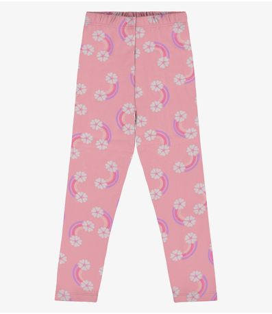 Legging Infantil Estampada Rovi Kids Rosa
