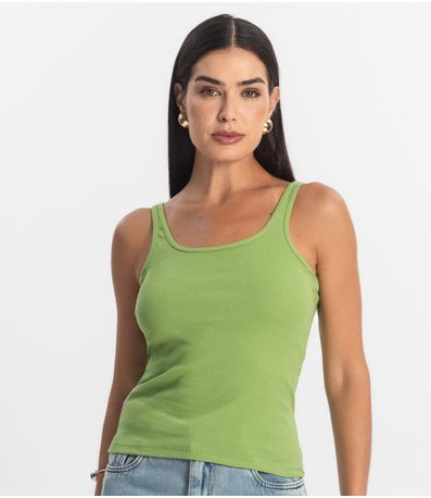 Blusa De Alca Básica Feminina Rovitex Verde