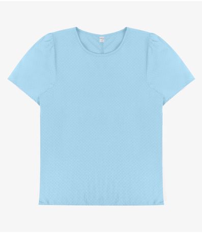 Blusa Feminina Em Viscose Infinita Cor Azul
