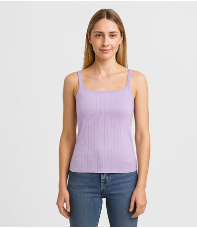 Blusa Feminina De Alça Seletc Roxo