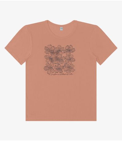 Blusa Feminina em Visco Tricot Rovitex Marrom