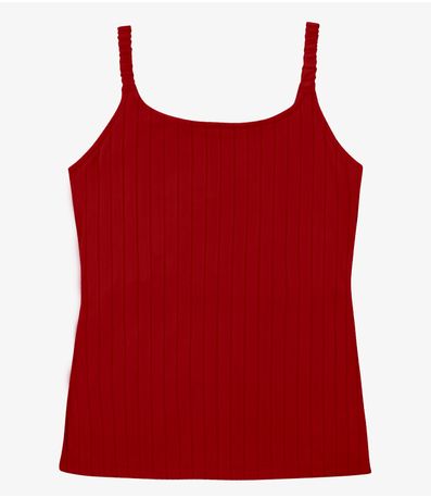 Blusa Feminina De Alça Seletc Laranja