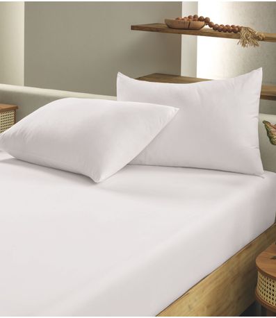 Jogo de Cama Simples Queen Liso Altenburg Branco
