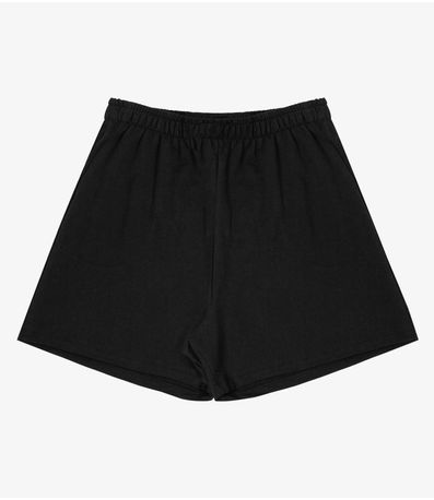 Shorts Moletinho Basic Rovitex Preto