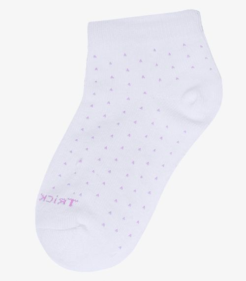 Kit 3 Pares De Meia Cano Curto Infantil Trick Nick Rosa