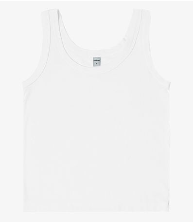 Regata em Ribana de Viscose Rovitex Branco