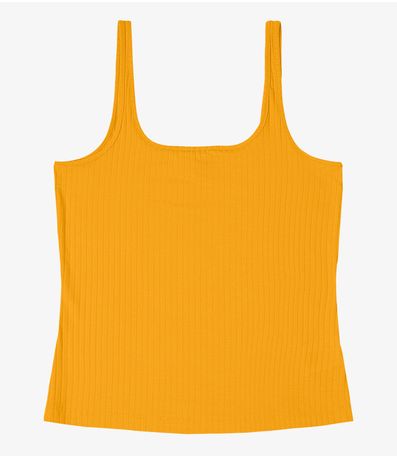Regata em Ribana Canelada Rovitex Amarelo