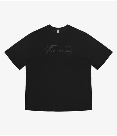 Blusa Feminina Manga Curta Visco Tricot Rovitex Preto