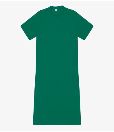 Vestido Feminino Midi em Twill Cey Rovitex Verde