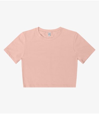 Blusa Básica Feminina Cotton Leve Rovitex Rosa