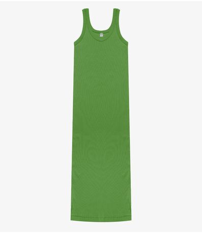 Vestido Longo em Ribana Rovitex Verde