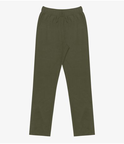 Calça Feminina em Molecotton de Viscose Rovitex Verde