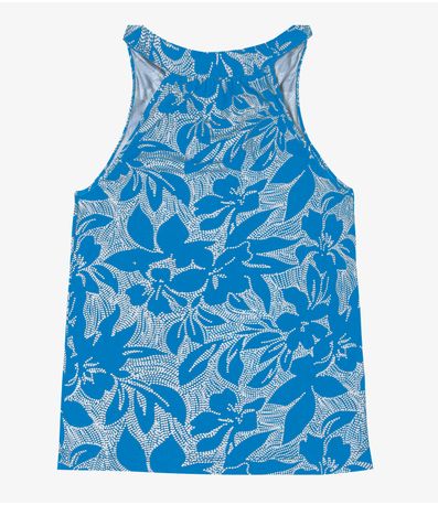 Regata Feminina em Viscotorcion Rovitex Azul