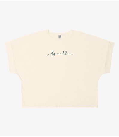 Blusa Feminina em Viscotorcion Rovitex Bege