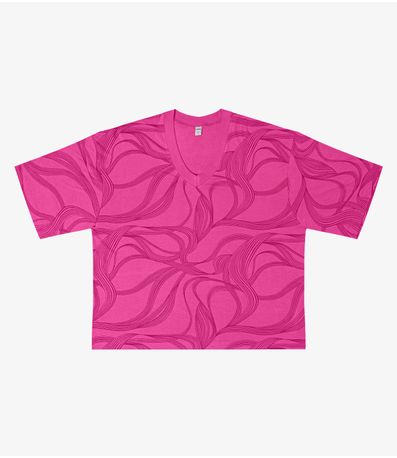 Blusa Feminina em Viscotorcion Rovitex Rosa