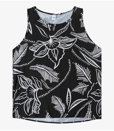 Regata Feminino em Viscose Khyara Rovitex Preto