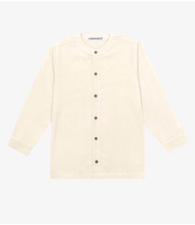 Camisa Manga Longa Trick Nick Bege