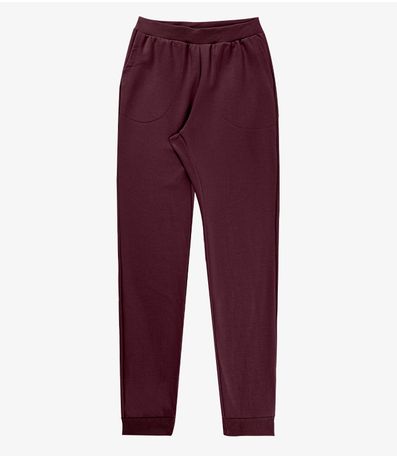 Calça Feminina em Moletom Rovitex Vermelho