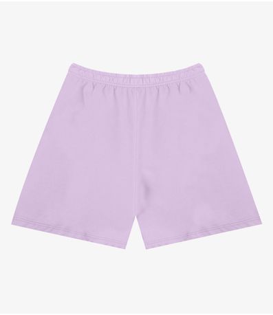 Shorts Feminino Moletinho Infinita Cor Roxo