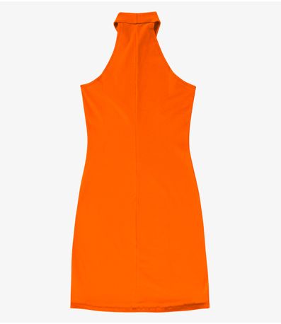 Vestido Feminino em Cotton Infinita Cor Laranja