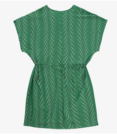 Vestido Feminino Estampado Infinita Cor Verde
