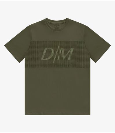 Camiseta Masculina Cotton Leve Diametro Verde