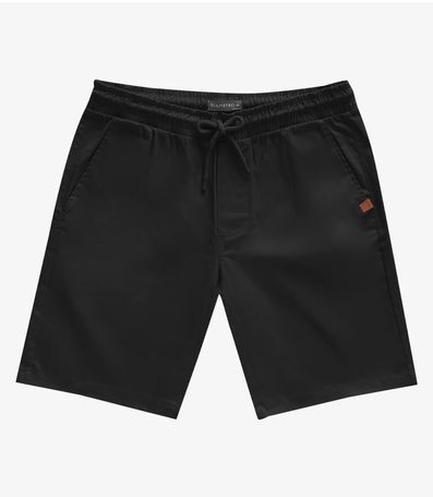 Bermuda Masculina em Sarja Diametro Preto