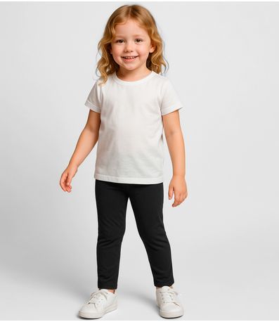 Legging Feminina Infantil Infinita Cor Preto