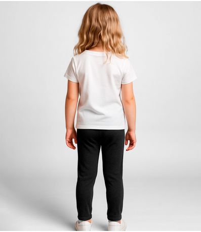Legging Feminina Infantil Infinita Cor Preto
