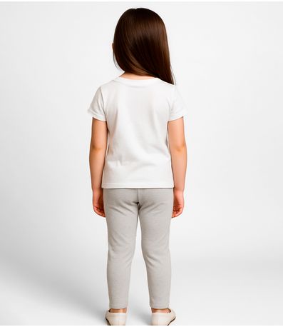Legging Feminina Infantil Infinita Cor Bege