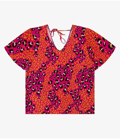 Blusa Feminina Plus Size Infinita Cor Rosa