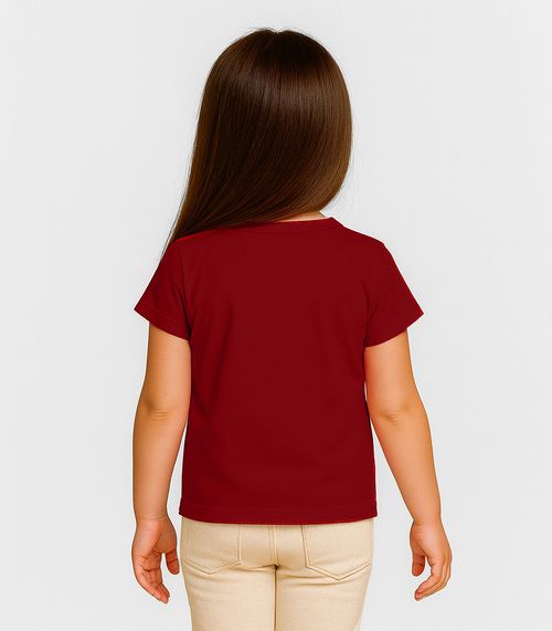 Blusa Infantil Menina Infinita Cor Laranja