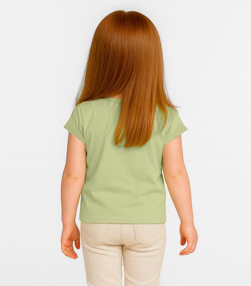 Blusa Infantil Menina Infinita Cor Amarelo