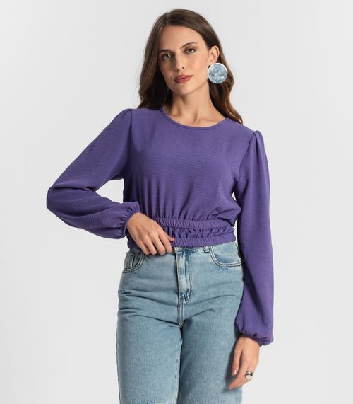 Blusa Feminina Manga Longa Endless Roxo